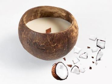 Kokoskerze aus Kokoswachs - Toasted Coconut